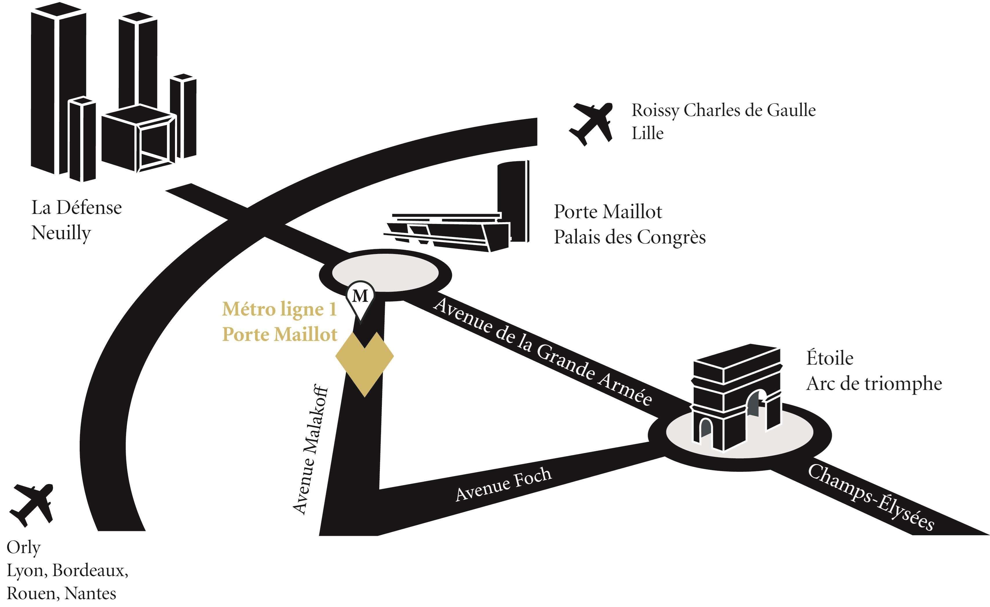 Hotel Etoile Maillot Париж Екстериор снимка